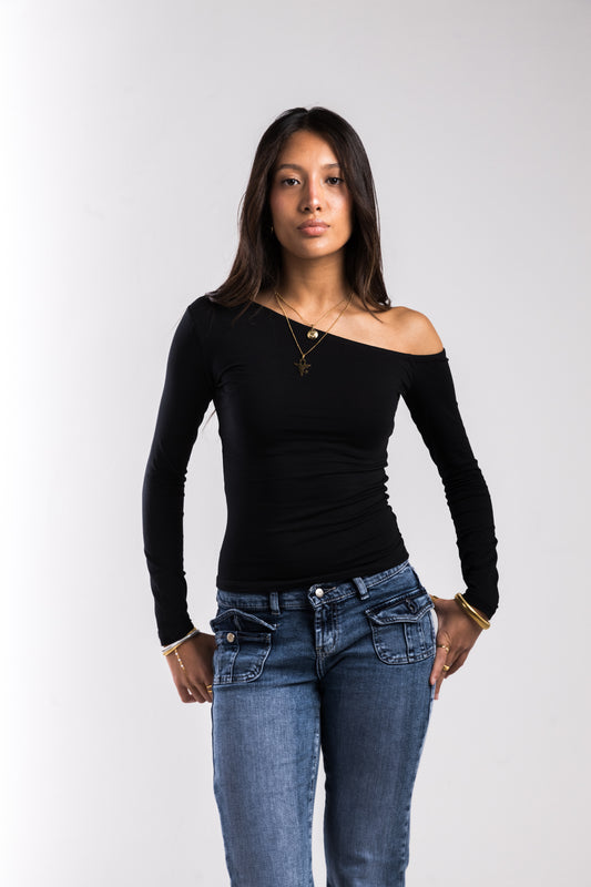 Black Sway Top