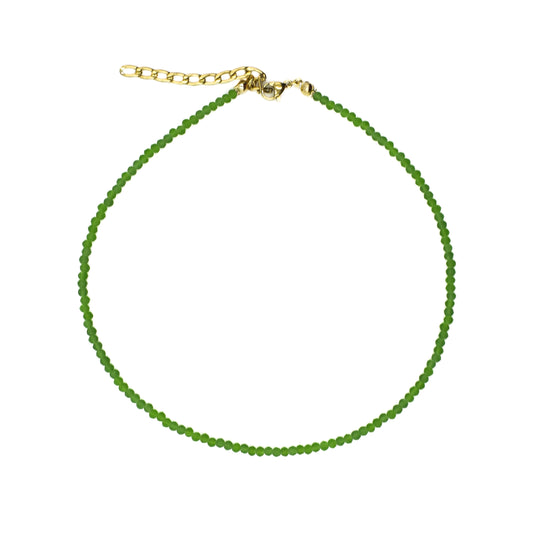 Green Beaded Choker