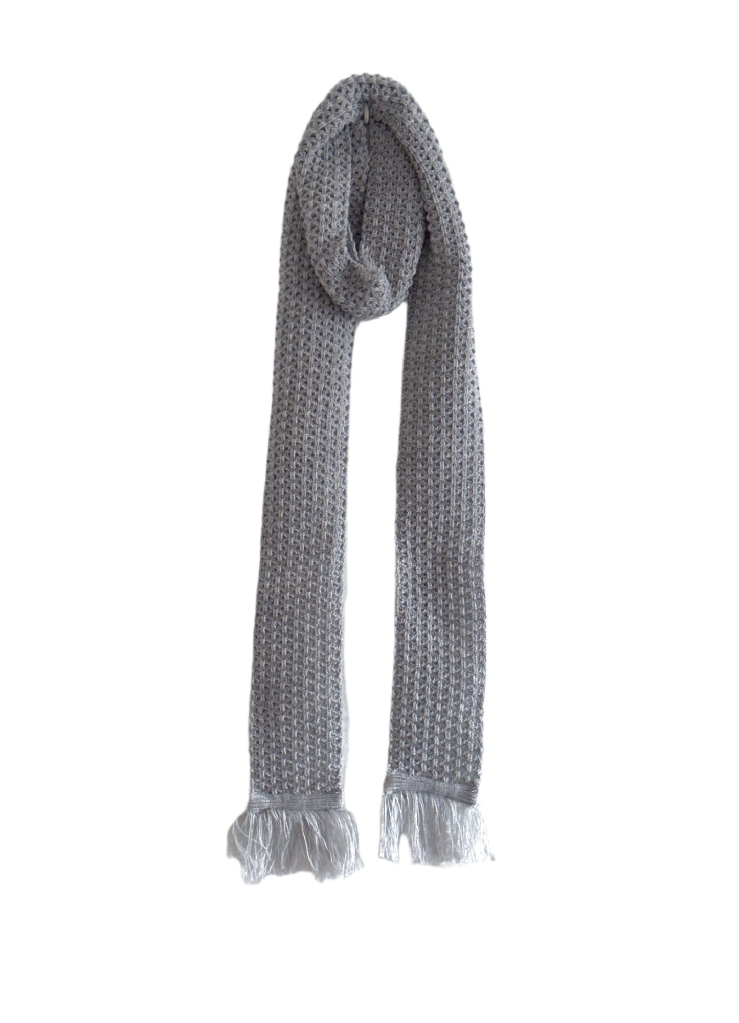 Light Grey Classic Thin Scarf