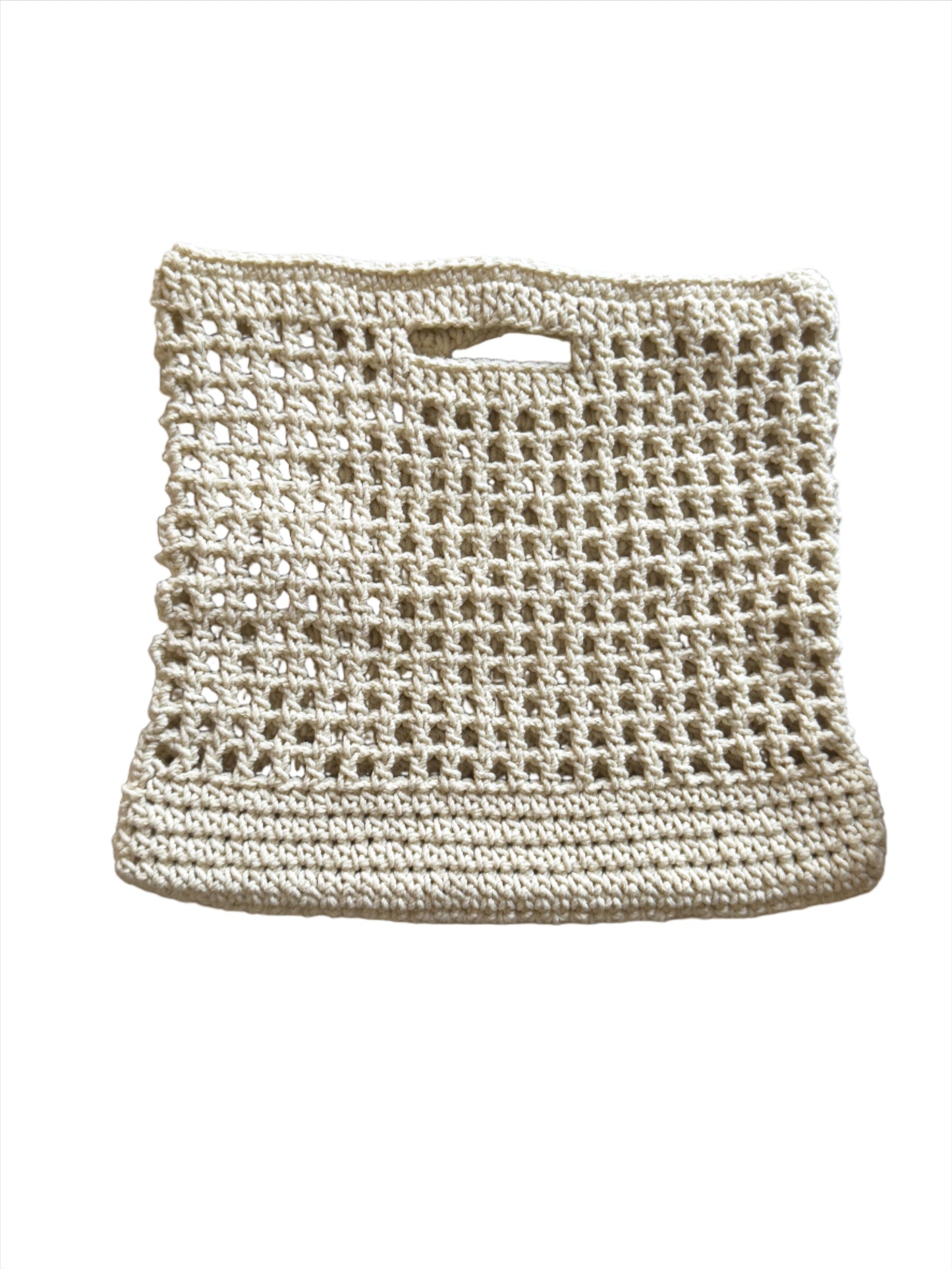 Light Off White Crochet Bag