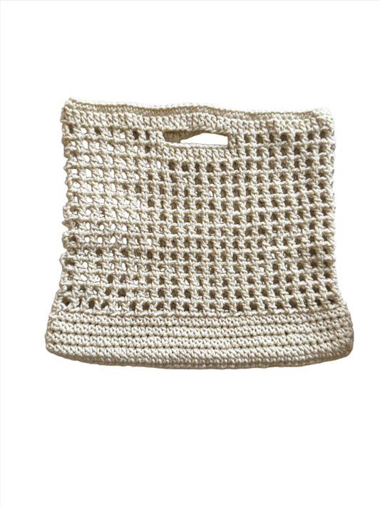 Light Off White Crochet Bag