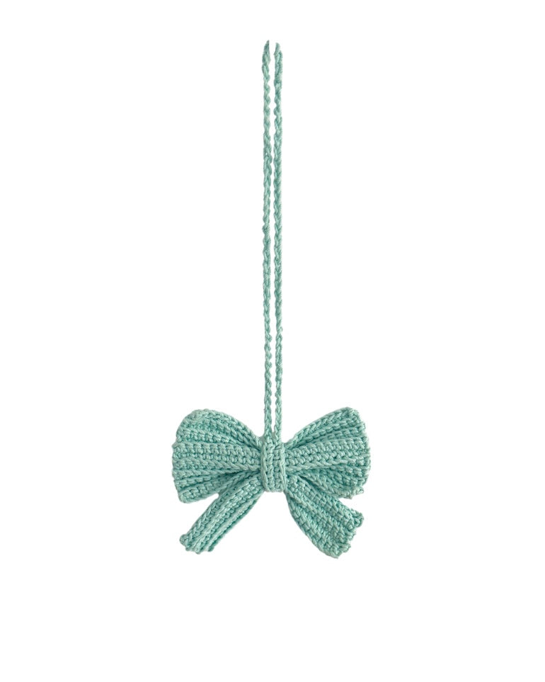 Medium Crochet Bow Bag Charm