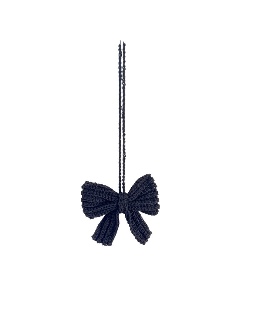 Medium Crochet Bow Bag Charm