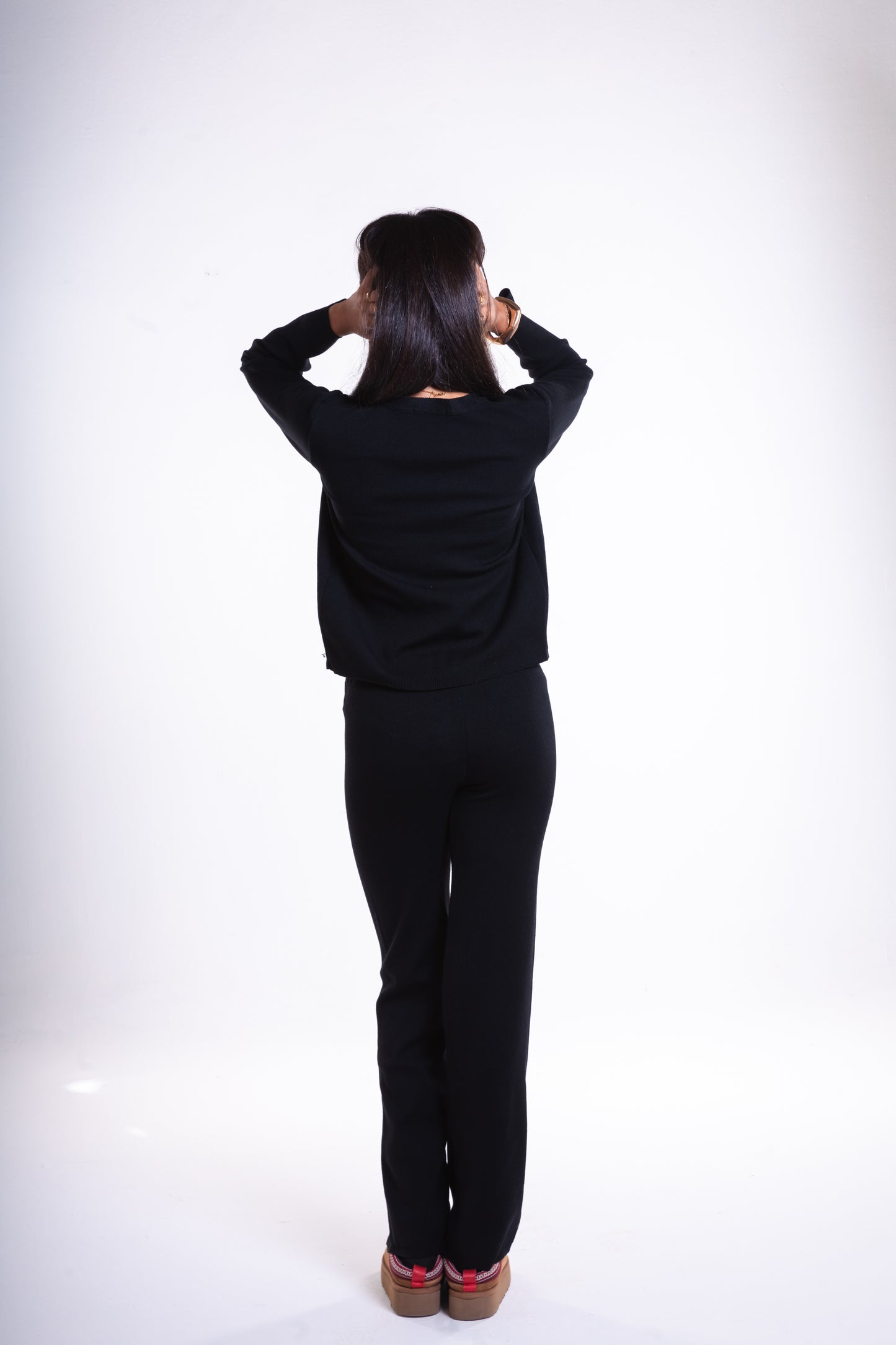 Black Knit Pants