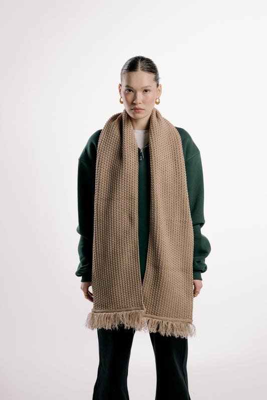 Beige Classic Scarf