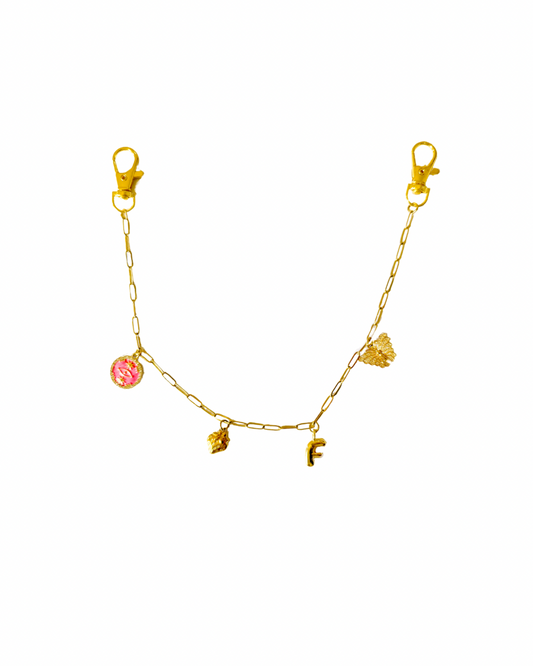 Stacked Chain Bag Charm