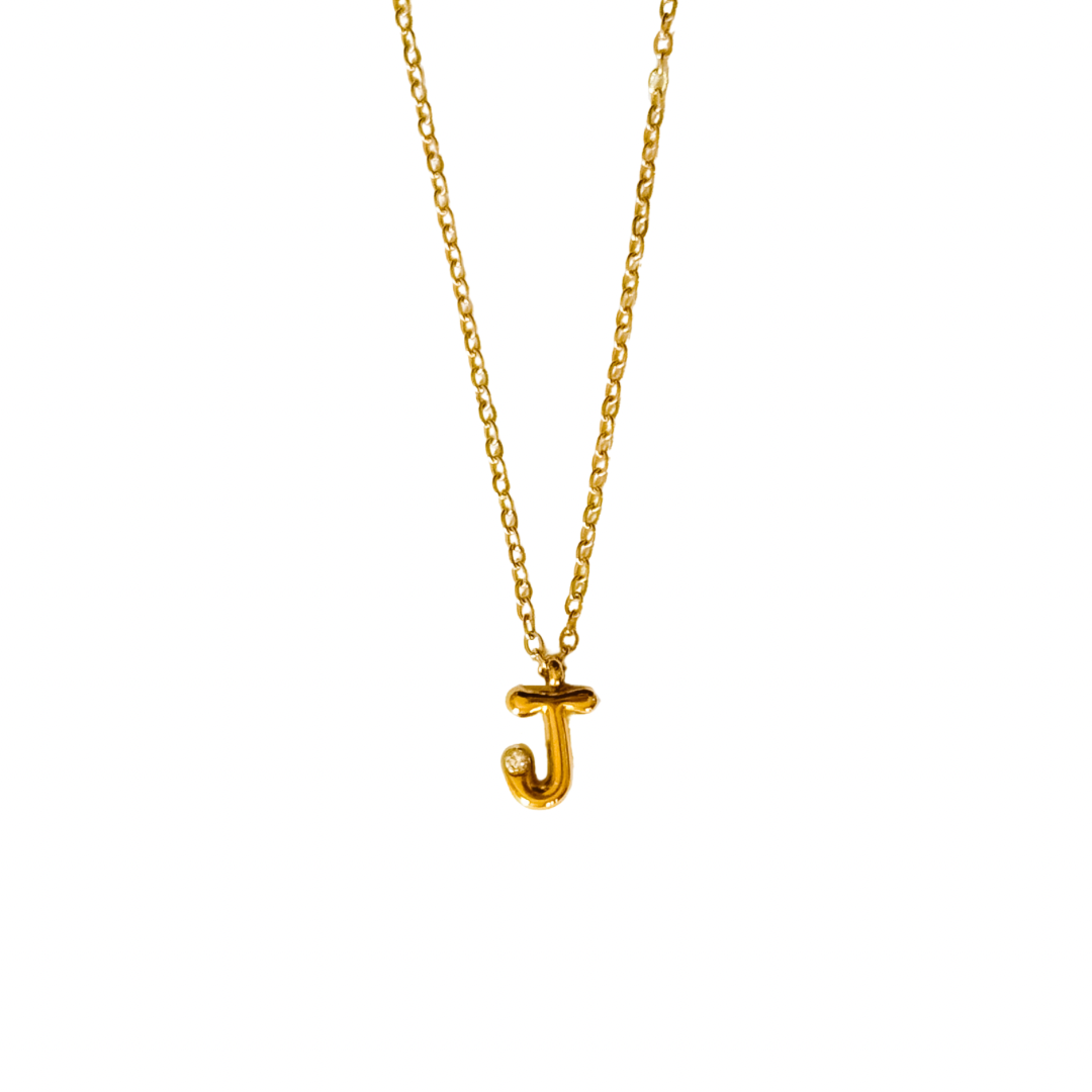 Diamond Initial Necklace