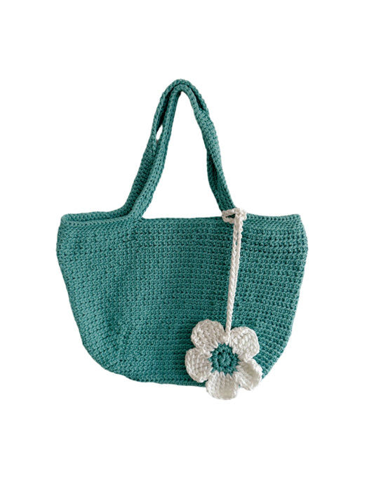 Turquoise Macrame Bag