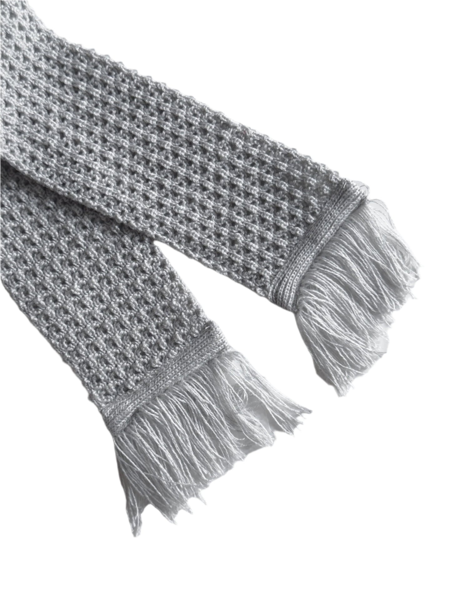 Light Grey Classic Thin Scarf