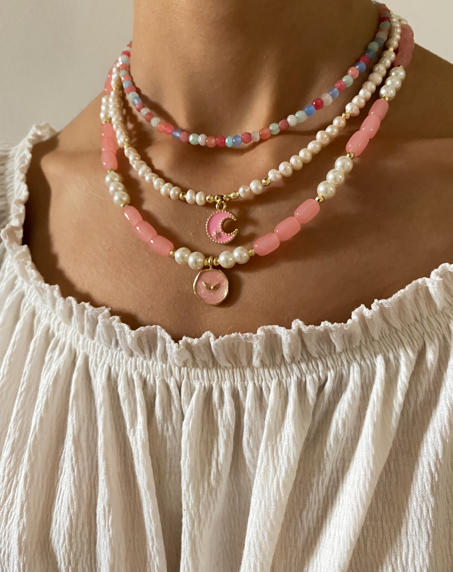 Multicolored Beaded Choker