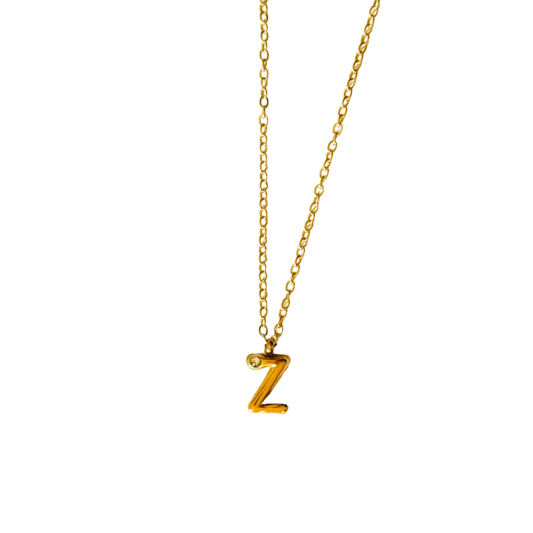 Diamond Initial Necklace