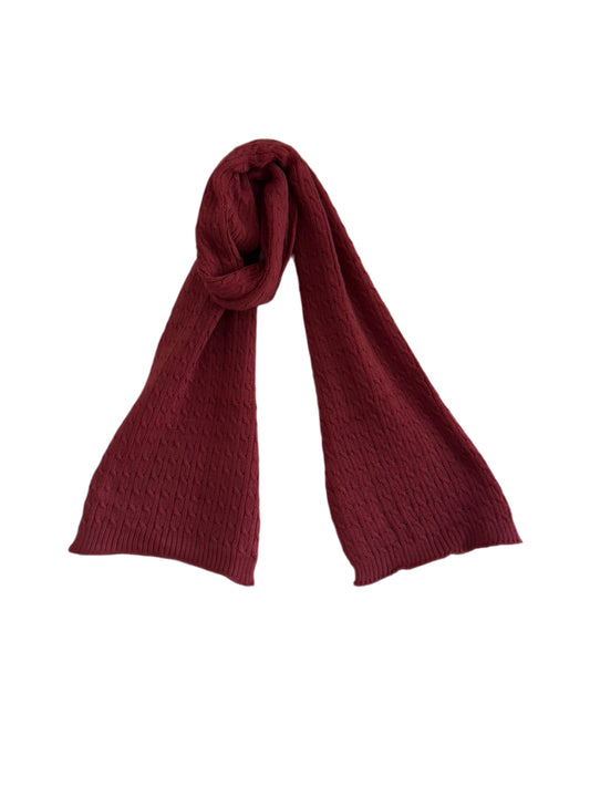 Pomegranate Braided Scarf