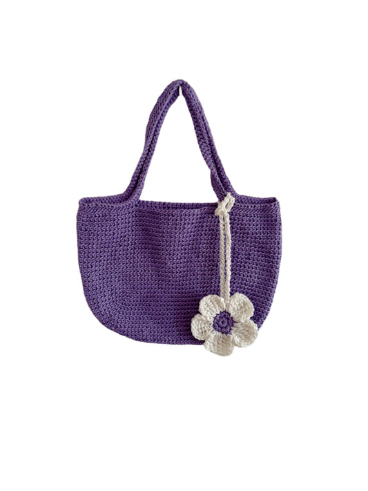 Light Purple Macrame Bag