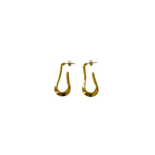 Dangling Oval Earrings