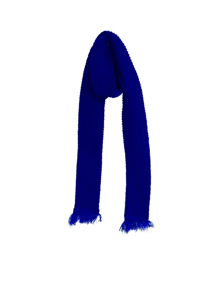 Electric Blue Classic Thin Scarf