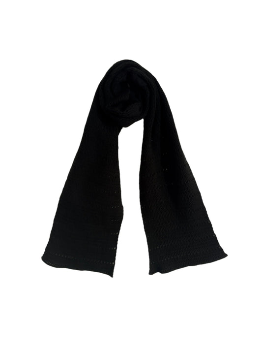 Black Hollowed Scarf