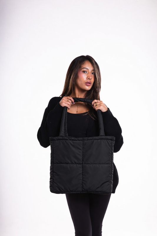 Black Puffer Bag