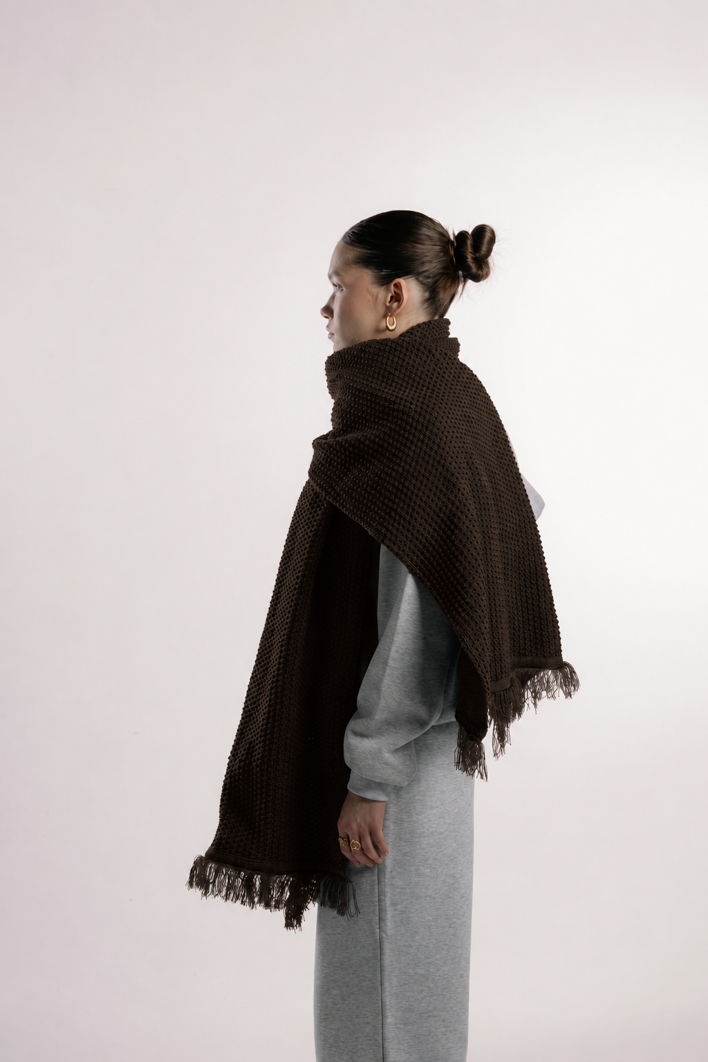 Dark Brown Shawl
