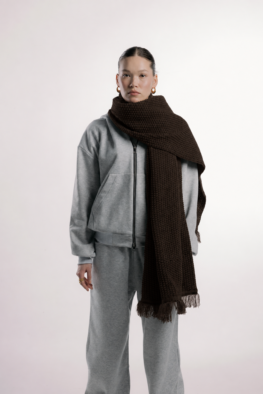 Dark Brown Shawl