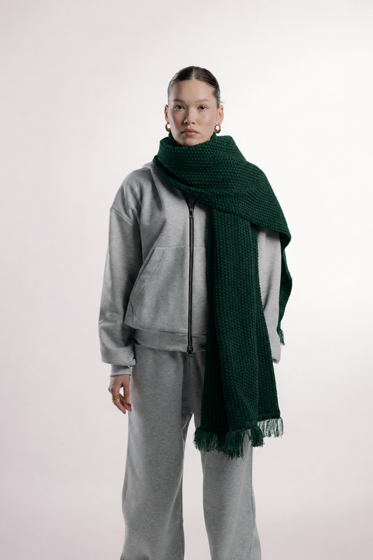 Dark Green Shawl