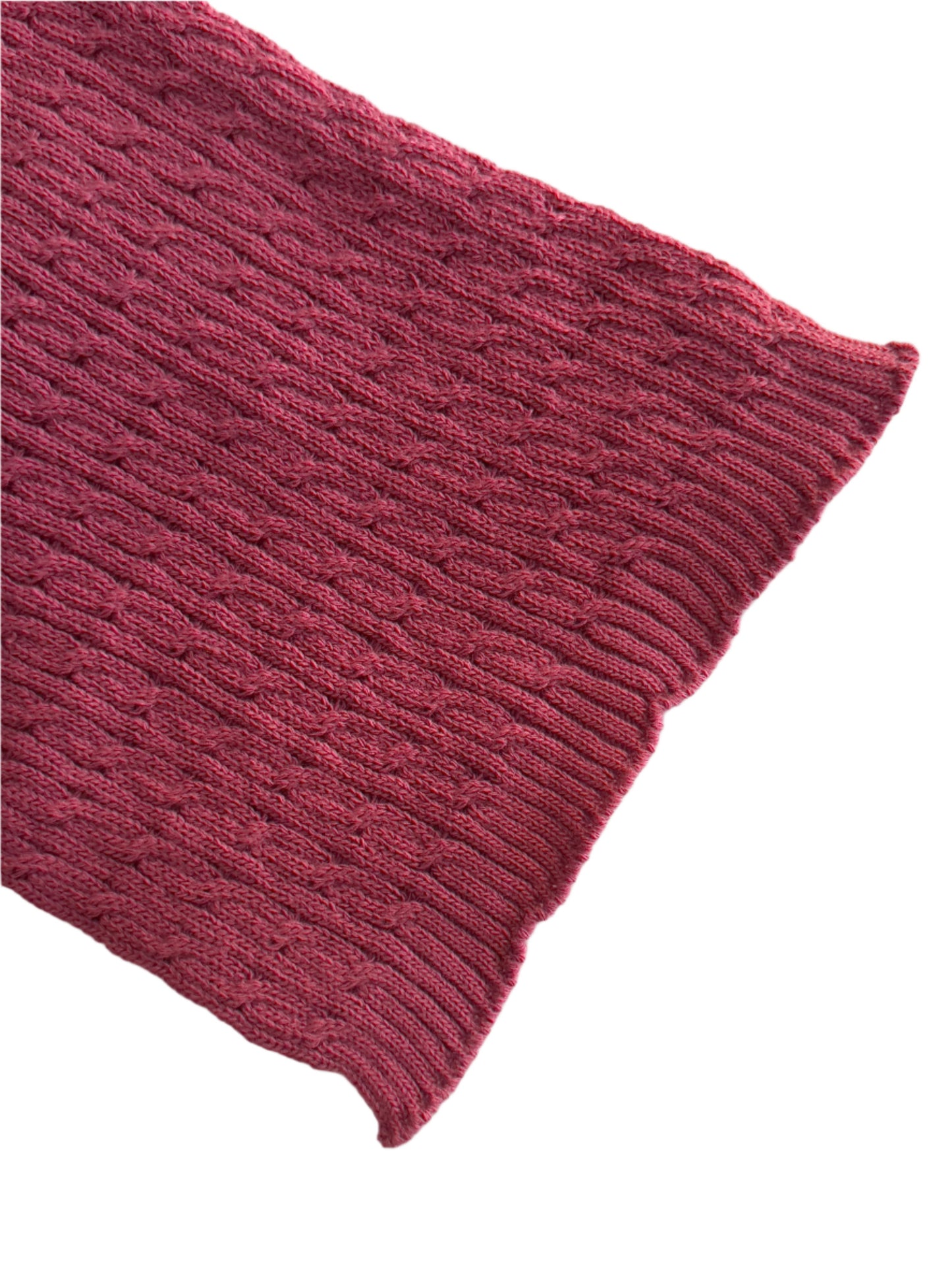 Pomegranate Braided Scarf