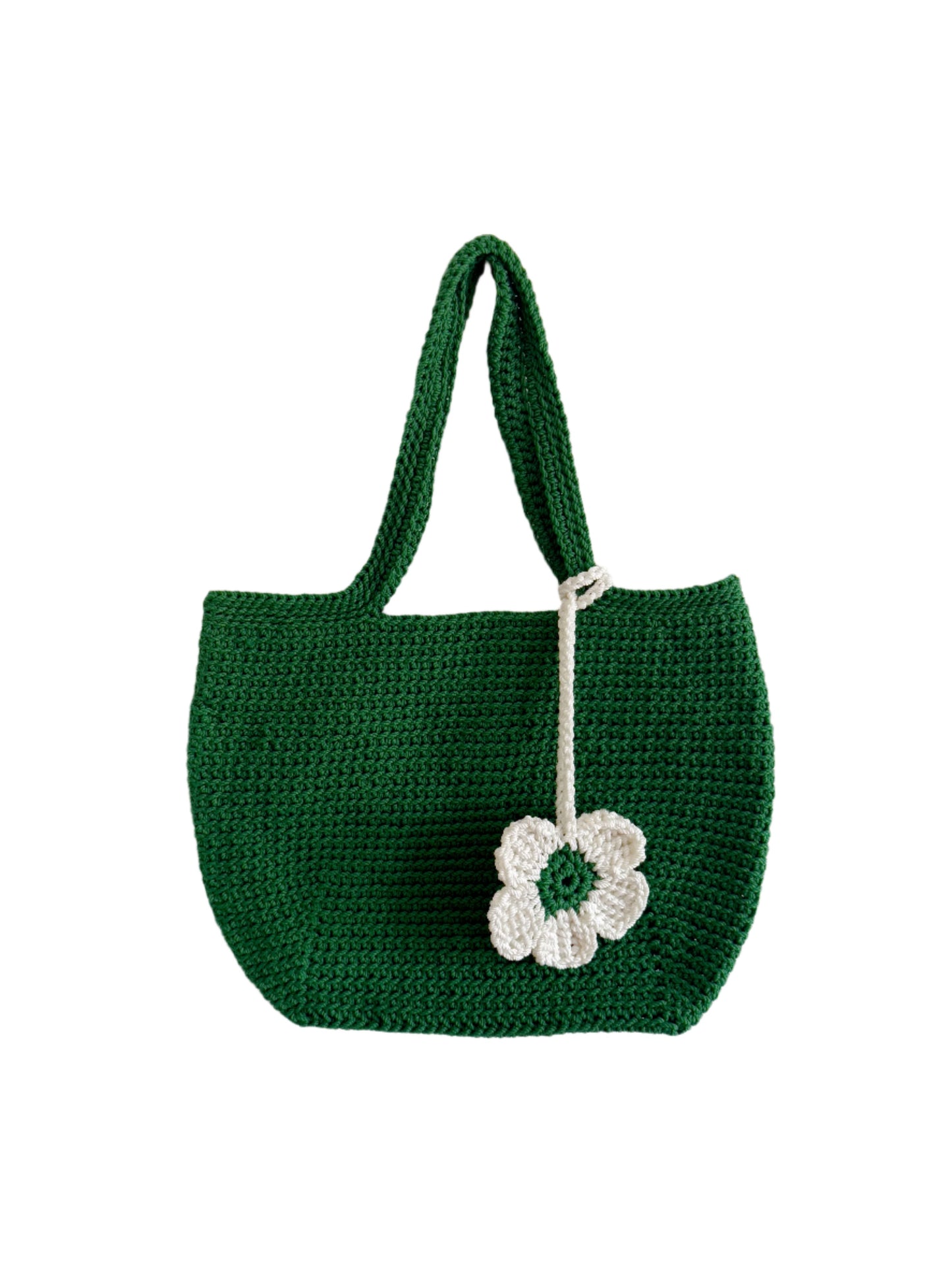 Green Macrame Bag