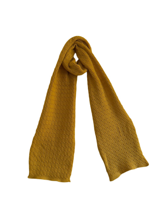 Mustard Braided Scarf