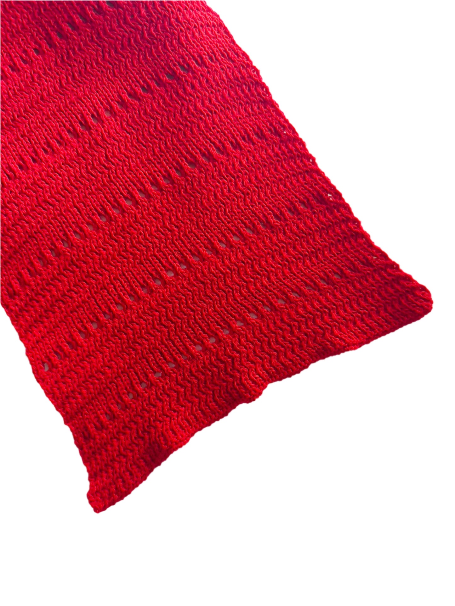 Red Hollowed Scarf