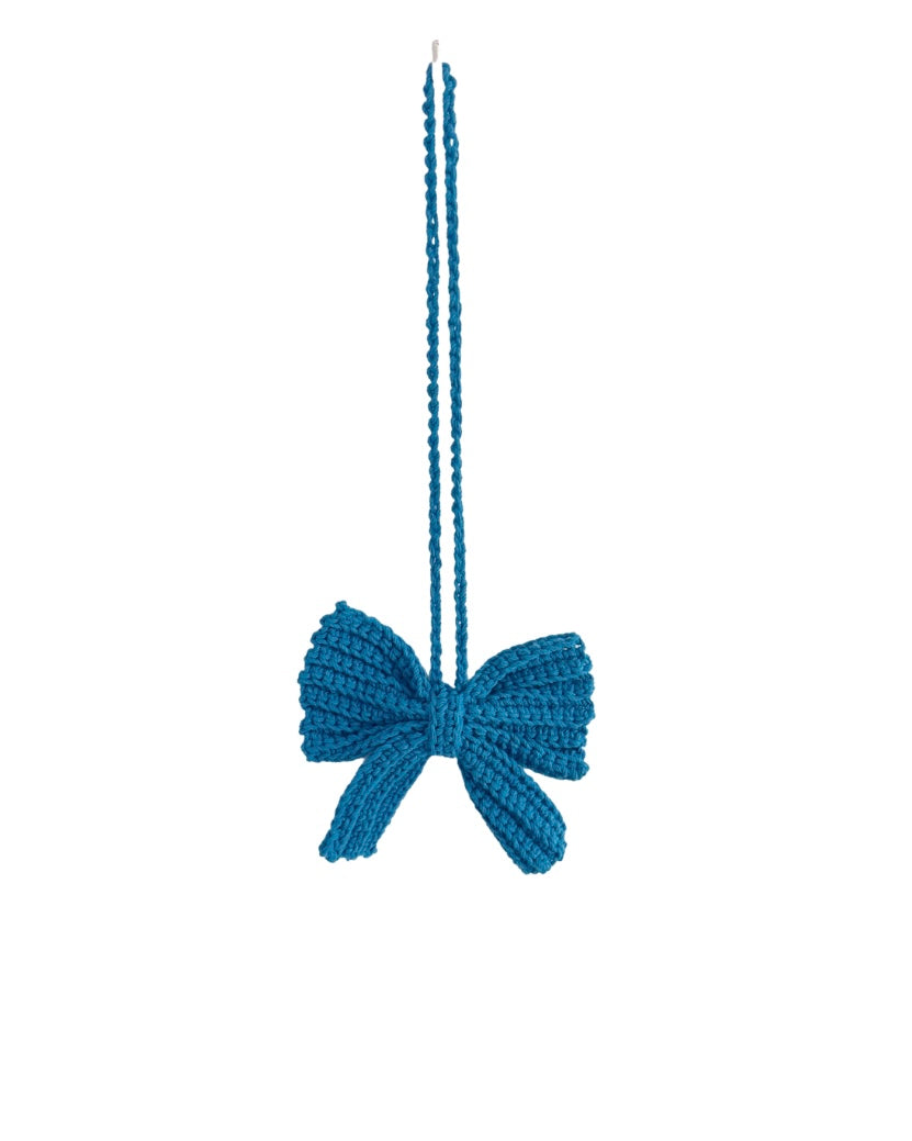 Medium Crochet Bow Bag Charm