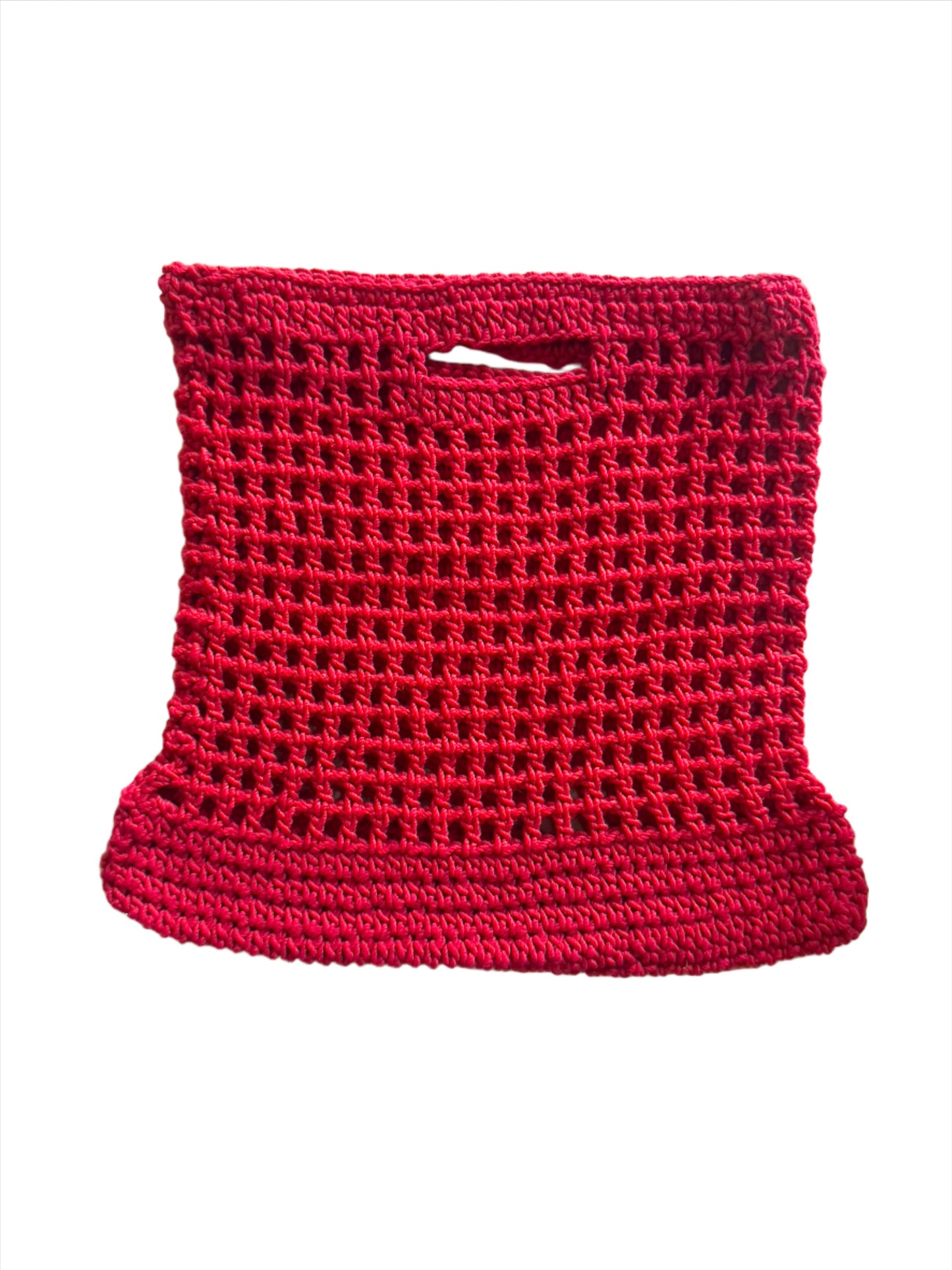 Red Crochet Bag