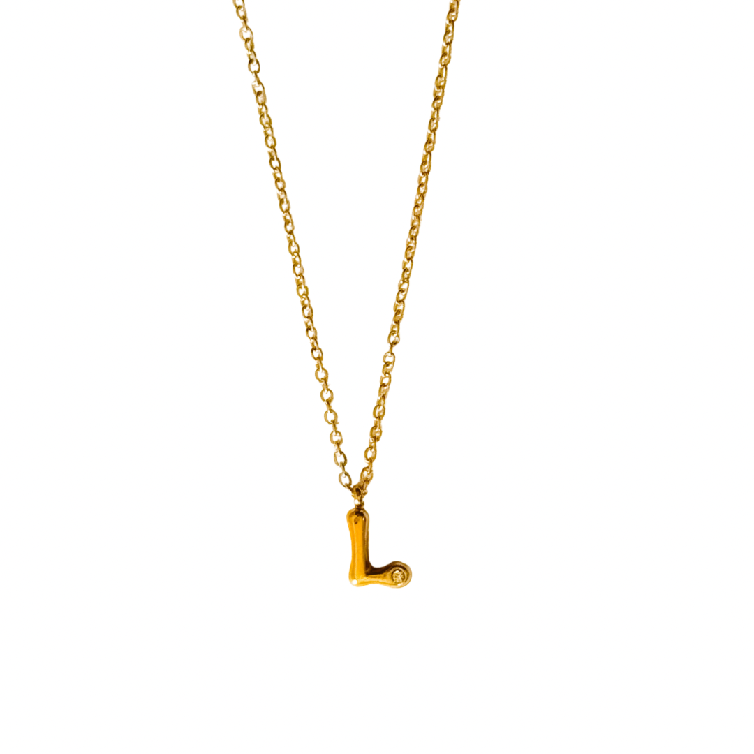 Diamond Initial Necklace