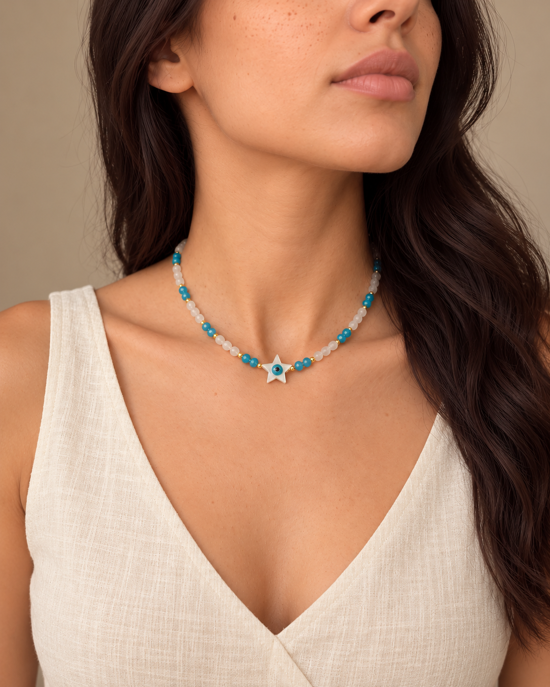 Evil Eye Star Necklace