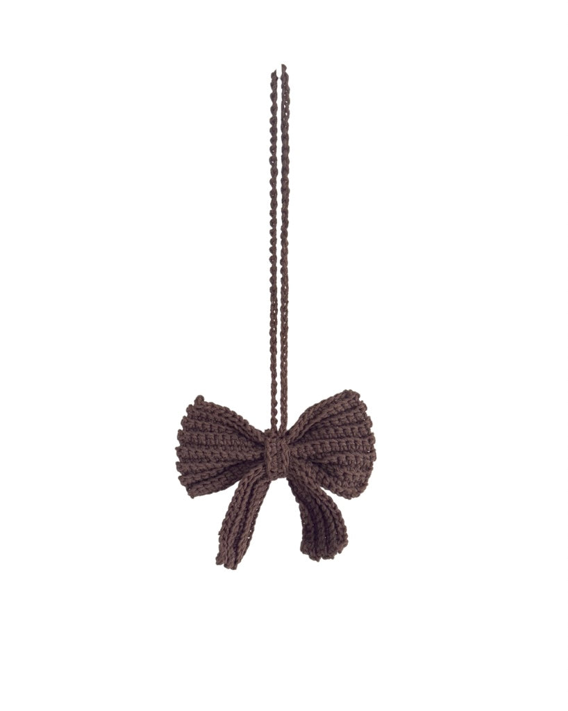 Large Crochet Bow Bag Charm