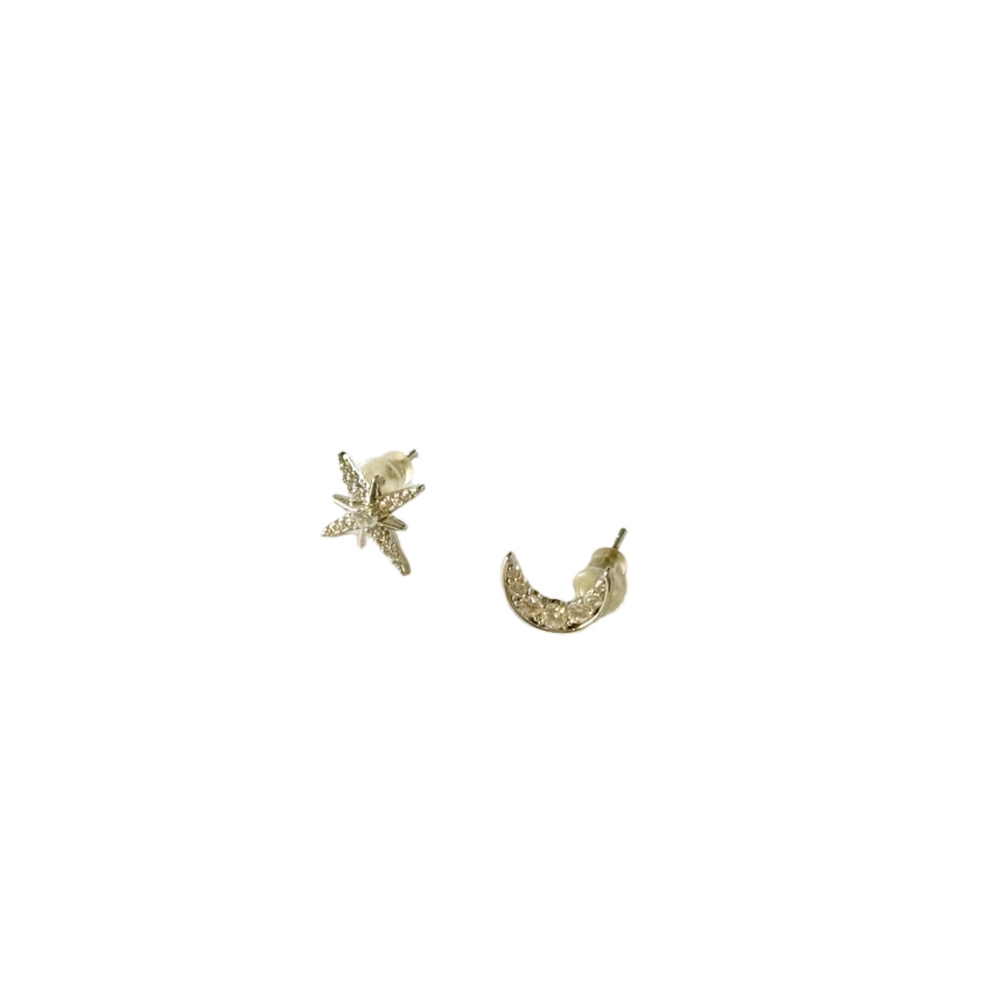 Moon and Star Earring