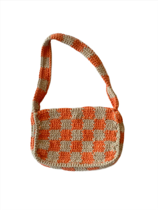 Checkered Shoulder Bag