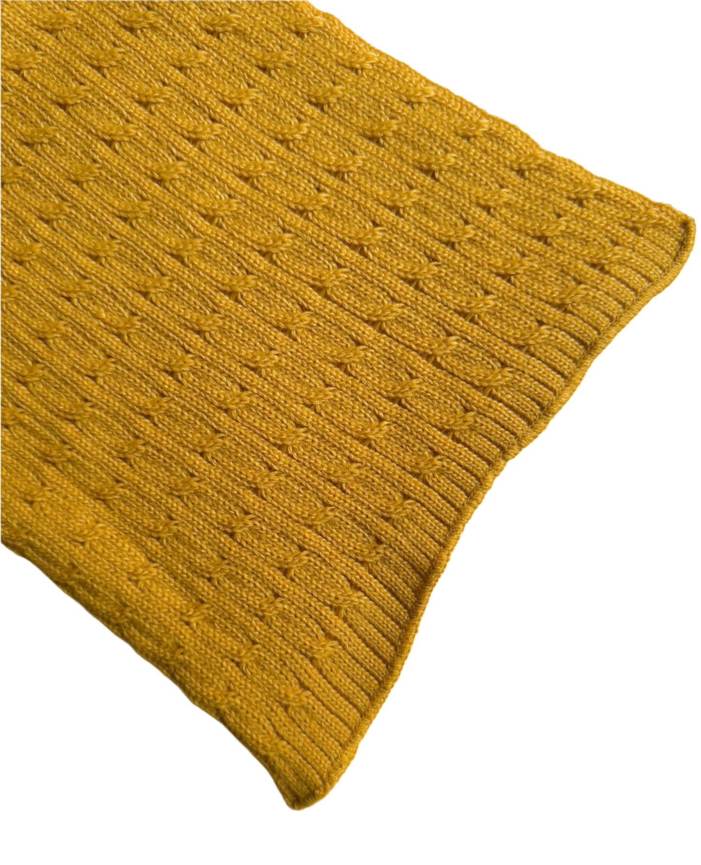 Mustard Braided Scarf