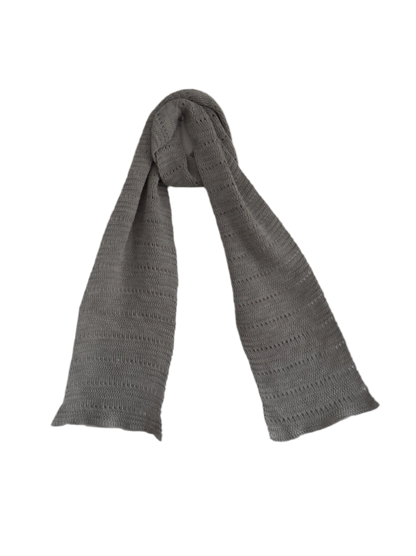 Light Grey Hollowed Scarf