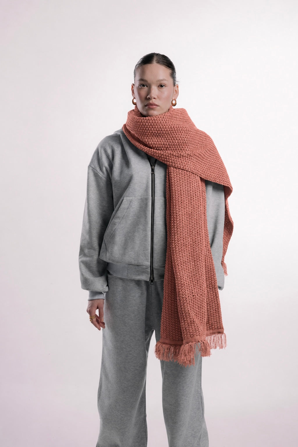 Cahsmere Pink Shawl