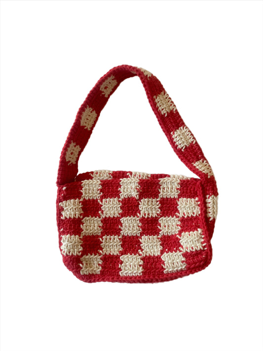 Checkered Shoulder Bag