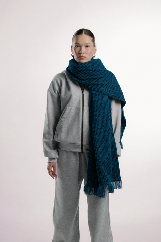 Teal Blue Shawl