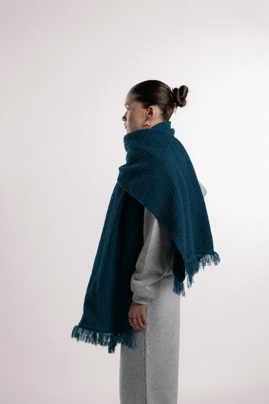 Teal Blue Shawl