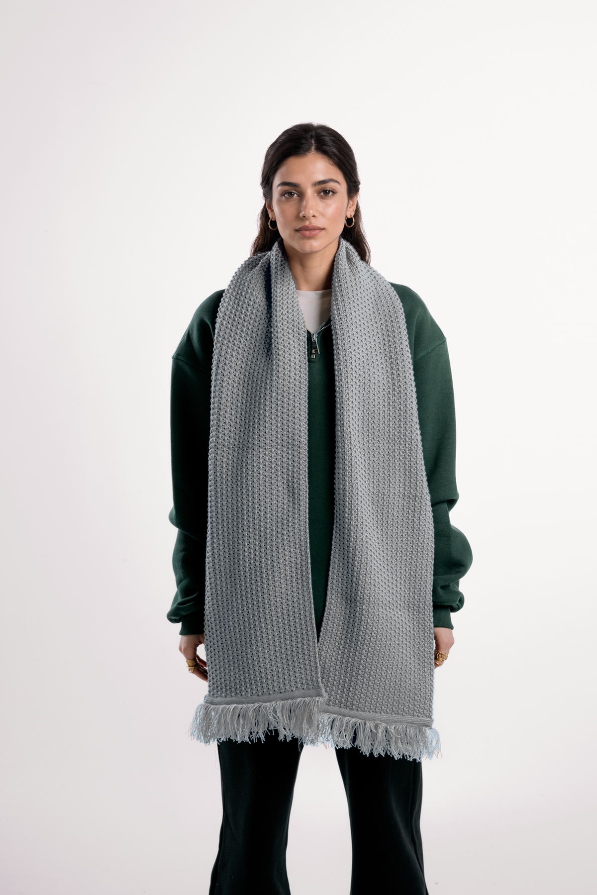 Light Grey Classic Scarf